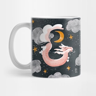 Pink Scale Dragon Mug